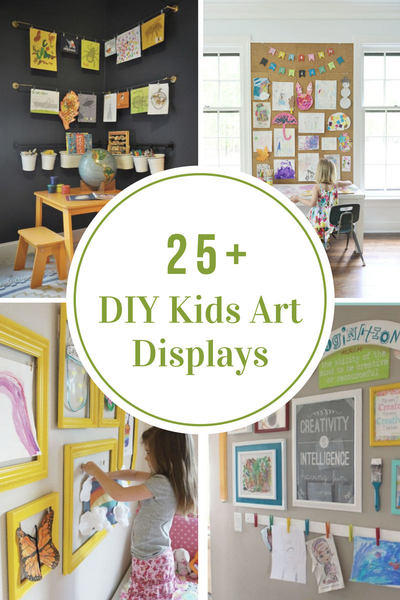 DIY Kids Art Displays - The Idea Room